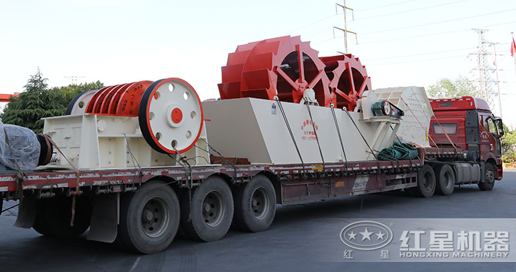 礦石錘式破碎機(jī)整條生產(chǎn)線發(fā)往河北！