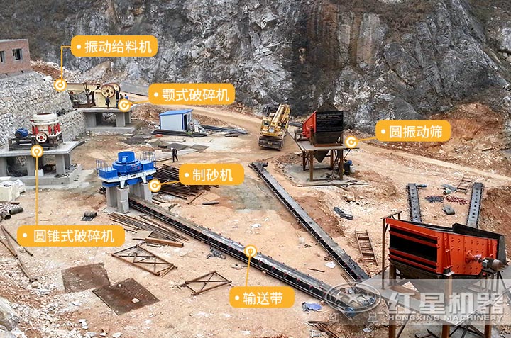 制砂廠(chǎng)安裝現(xiàn)場(chǎng)及設(shè)備